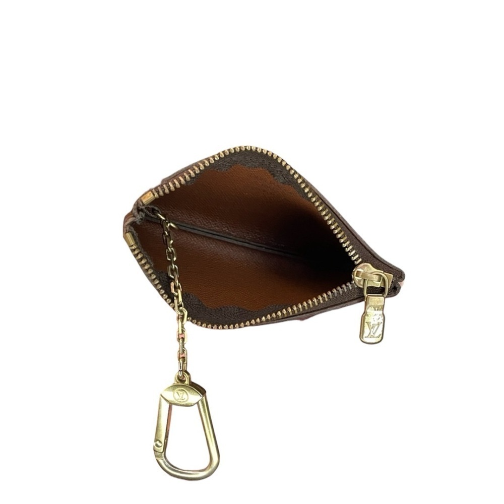 Louis Vuitton vintage Monogram Pochette Cles Key Holder chain - Picture 6 of 7